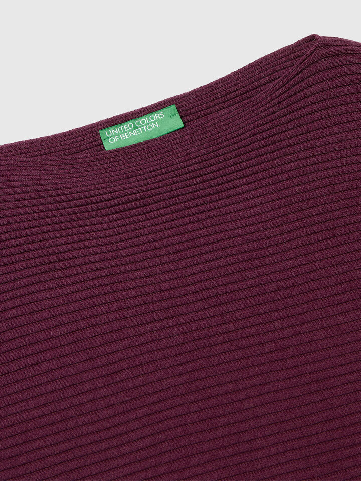BOAT-NECK SWEAT.L/S Women image number 3